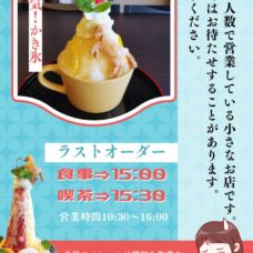 かき氷についてのご案内
